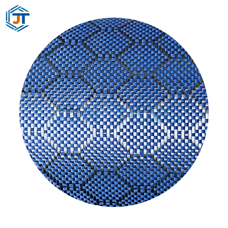3K Blue Woven Carbon Fiber Fabric